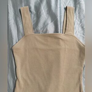 american eagle sage green knit tank bodysuit size small